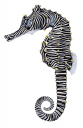 Montebello Seahorse,Hippocampus montebelloensis,High quality illustration by Roger Swainston